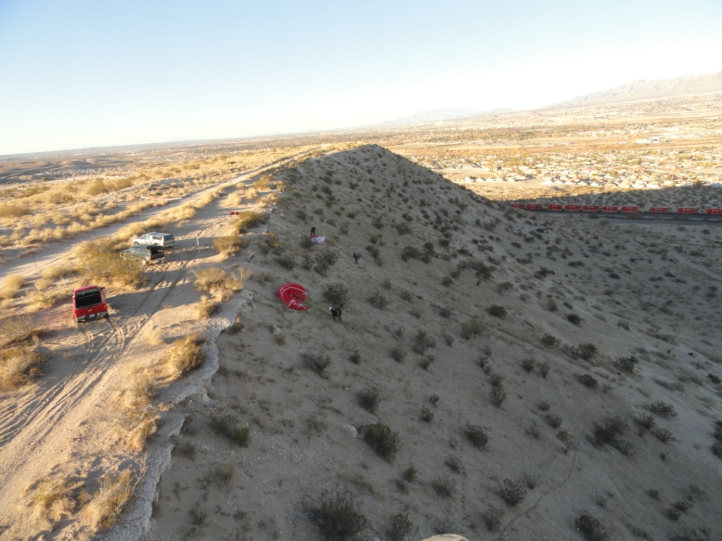 paragliding at Anapra Mesa, NM