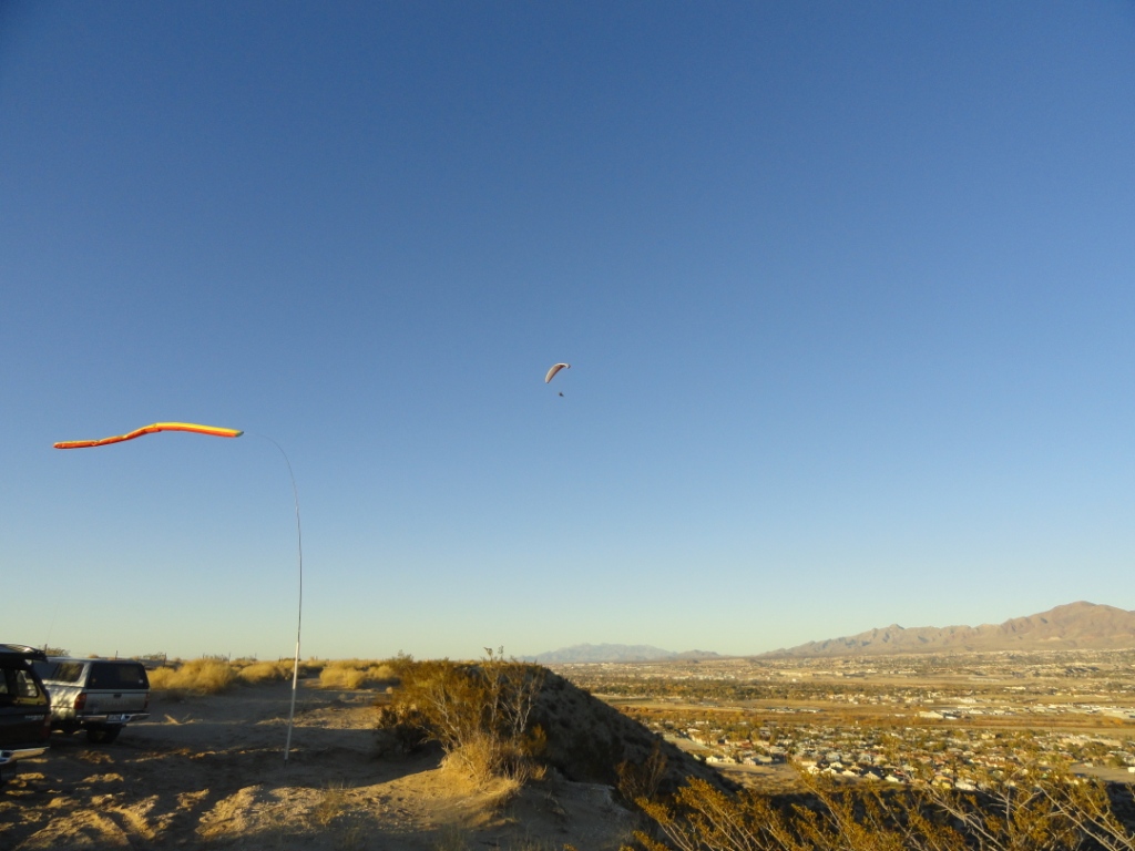 paragliding at Anapra Mesa, NM