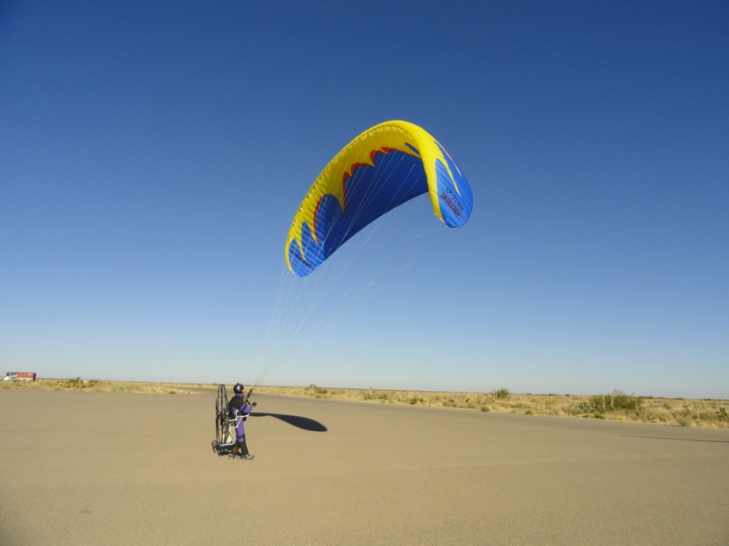 paraglider kiting